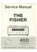 Fisher 400 - Service Manual-48001-2 